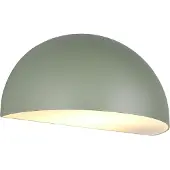 TRIO Utendørs vegglampe MAAS, grønn, bredde 27 cm, metall, IP44