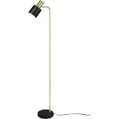 Reality Gulvlampe Adam, 1 lyskilde, svart/gull