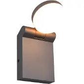 TRIO LED-vegglampe utendørs Adour, antrasitt, vippbar, CCT, IP44