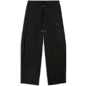 Puma HER Relaxed Barrel Leg Pants Women, Clothing, Black, L