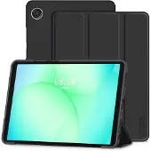 Tech-Protect Samsung Galaxy Tab A9+/A11+ SmartCase Tri-Fold Folio-deksel - Svart
