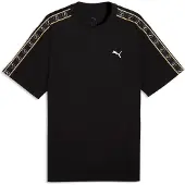Puma Essentials Elevated Tape Relaxed Tee Men, Men, Black, S