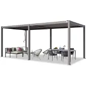 PRIMEYARD 3x6 m pergola, lamelltak, eloksert