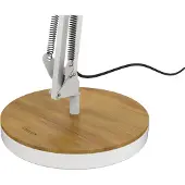Unilux Baya Bamboo LED lampe, hvid/træ