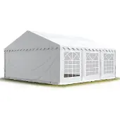 TOOLPORT 6x6 m partytelt, PVC-presenning, hvit