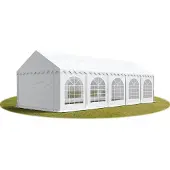 Sonstiges 3x10 m partytelt, PVC-presenning, hvit, med bunnramme