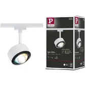 Paulmann Paulman URail LED-spot Aldan, signalhvit, White Switch