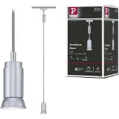 Paulmann URail-hengelampe Runa, krom matt, GU10