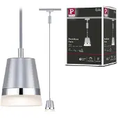 Paulmann URail hengelampe Cone, krom matt, GU10