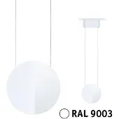 Paulmann Alejandro, LED, 3000 K, 800 lm, IP20, Hvit