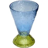 Hubsch Abyss-vase, blå, glass, høyde 29 cm, Ø 20 cm