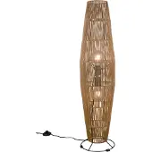 Reality Miki gulvlampe, brun, høyde 103 cm, papir