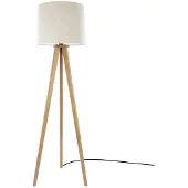 HerzBlut Elli gulvlampe, oljet/krem eik