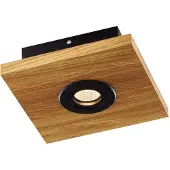 HerzBlut taklampe Lennon, tre, 20 cm lang, GU10