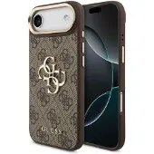 GUESS 4G Big 4G Classic Logo-etui til iPhone Air – brun og gull