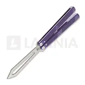 Flytanium Zenith Trainer 2.0 - Ultra Violet / Stonewash balisong trainer