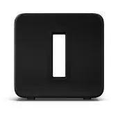 Sonos SUB 4 - Subbasshøyttaler - for hjemmeteater - trådløs - Ethernet, Fast Ethernet, Wi-Fi 6 - Appstyrt - svart