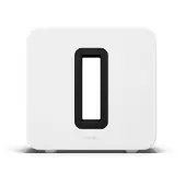 Sonos SUB 4 - Subbasshøyttaler - trådløs - Ethernet, Fast Ethernet, Wi-Fi 6 - hvit
