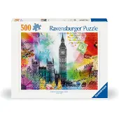 Ravensburger London Postkort (12000309) Puslespill 500 Stykker