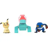 Pokémon BATTLE FIGURE 3 PK MIMIKYU/PORYGON/CROAGUN