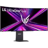 LG UltraGear 45GX900A-B - OLED-skjerm - gaming - kurvet - 45 - 3440 x 1440 UWQHD @ 240 Hz - 1500000:1 - DisplayHDR 400 True Black - 0.03 ms - 2xHDMI, DisplayPort, USB-C - høyttalere