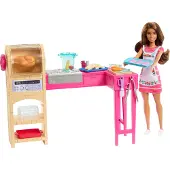 Barbie Dukkesett - 30 cm - Oppskrift For Vennskap Teresas Køkken - - OneSize - Dukke