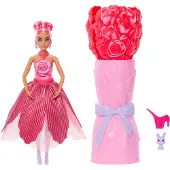 Barbie Flower Reveal rød rose (medium)