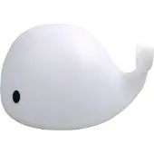 Filibabba Lampe - The Friendly Whale Christian - 30 cm - Hvit - - OneSize - Nattlampe