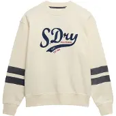 Superdry Varsity Script Loose Crew Collegegenser