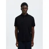 Selected Fave Button Kortermet Poloskjorte