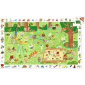 Djeco Puslespill - 35 Brikker - Den lille vennehagen - - OneSize - Puslespill