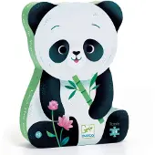 Djeco Puslespill - 24 Brikker - Pandaen Leo - - OneSize - Puslespill