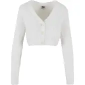 Urban Classics Cropped Feather Cardigan