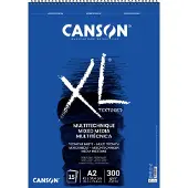 Canson XL Mix-Media MG A2 300G A2 Spiral 15 SH