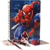 Spider-man Tusjsett m. Flerfarget Penn - - OneSize - Kreativt leker