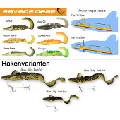 Savage Gear 3d Burbot Fast Sinking Mykt Agn 75g 250 Mm