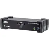 Aten CS1822 KVMP Switch - KVM / lyd / USB-svitsj - 2 x KVM/lyd/USB - 1 lokalbruker - stasjonær