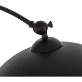 LINDBY buelampe Jonera, svart, metall, E27, høyde 185 cm