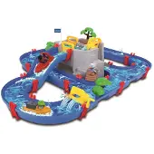 Aquaplay Vannbane - 70 Deler - 126x88 cm - Bjergsø - - OneSize - Leketøy