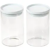 Kesper sett med to glassbeholdere til oppbevaring, 10 x 15 cm