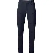 Bergans Convertible Zip-Off Softshell Pants Women Navy Blue 36