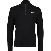 Mons Royale Cascade Merino Base Layer 1/4 Zip, Undertrøye, Herre, Black