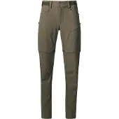 Bergans Convertible Zip-Off Softshell Pants Women Green Mud 36