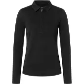 Super.natural Lux Zip Slim Fit Langermet Poloskjorte