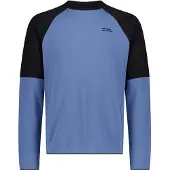Mons Royale Quad Merino Fleece-hettegenser blå