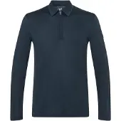 Super.natural Zip Regular Fit Langermet Poloskjorte