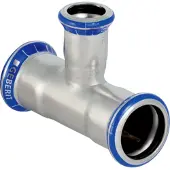 Geberit Tee rustfri 76,1-28-76,1 mm mapress