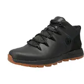 Timberland for man. TB0A2PB40151 Leather Sprint Trekker Mid Lace Up Sneaker Black (47.5), Flat, Laces, Casual, Outdoor, Sustainable