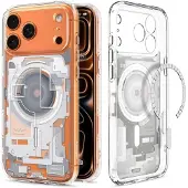 Spigen Ultra Hybrid MagSafe-etui for iPhone 17 Pro Zero One - Hvit
