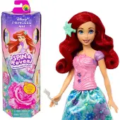 Disney Princess Dukke - Snurr og avslør Ariel - - OneSize - Dukke